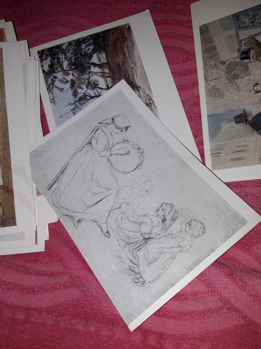 Открытки Рисунки и акварели Александра Иванова