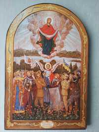 Ікона Пресвята Богородиця Покровителька українських воїнів