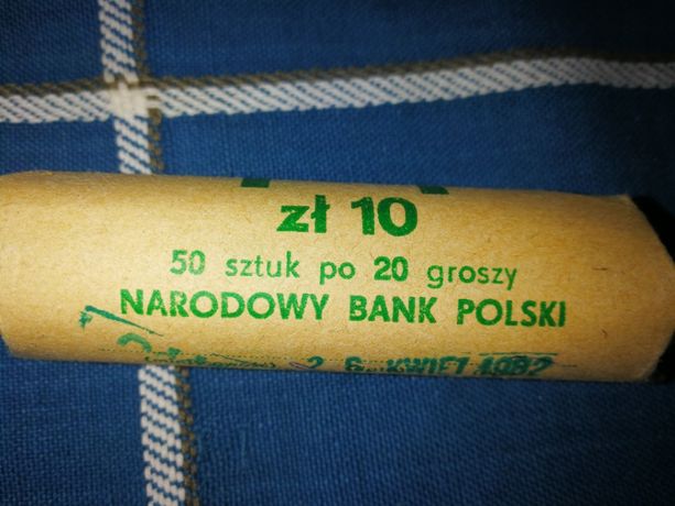 Sprzedam  monety polskie o nominale 20 groszy z 1981 roku.