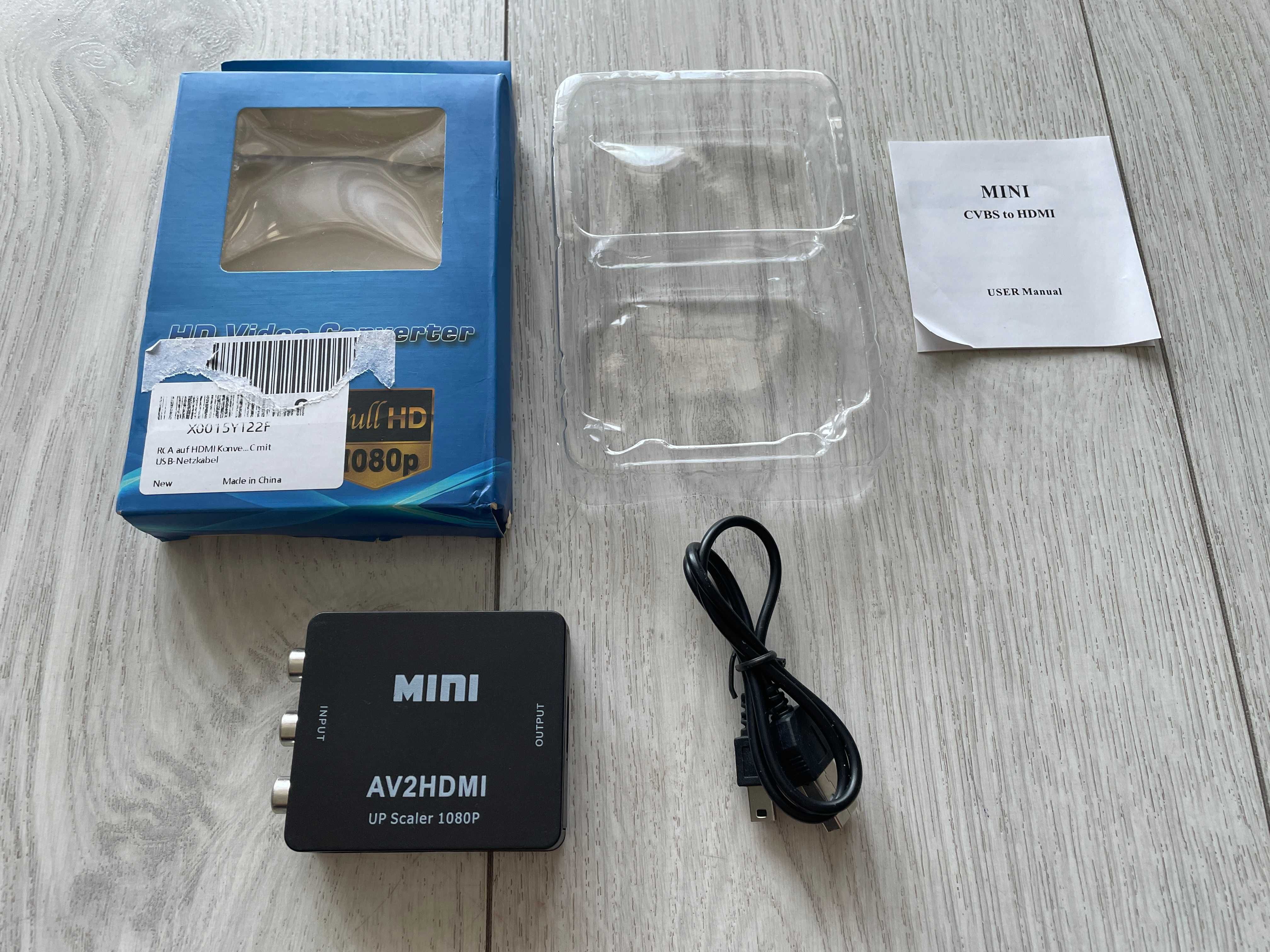 Okazja Adapter Konwerter Obrazu Mini AV2 HDMI Jaworzno.