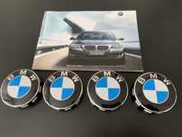 Dekielki do felg BMW 68mm 4 sztuki kapsle logo znaczek