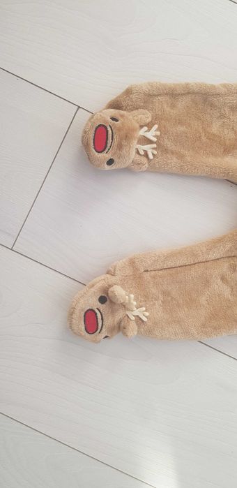 Pajac na Boże Narodzenie świąteczny renifer r.74