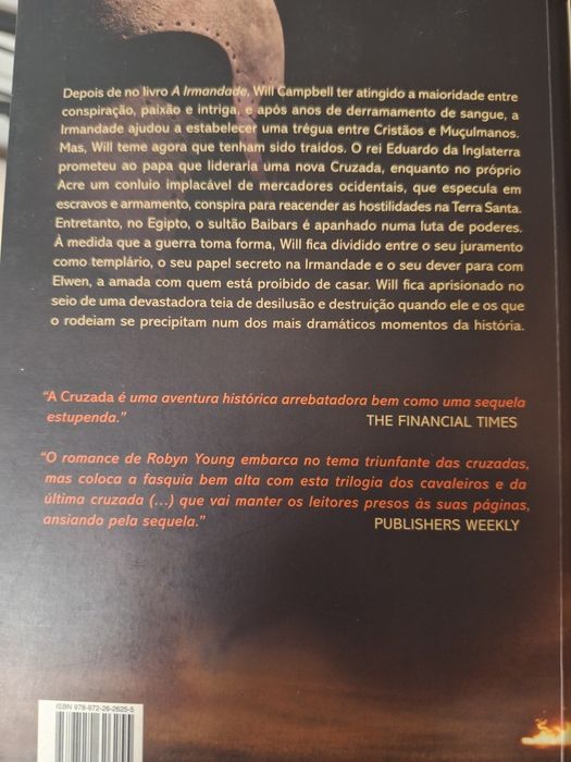 Livros Irmanda, Cruzada e Requiem de Robyn Young