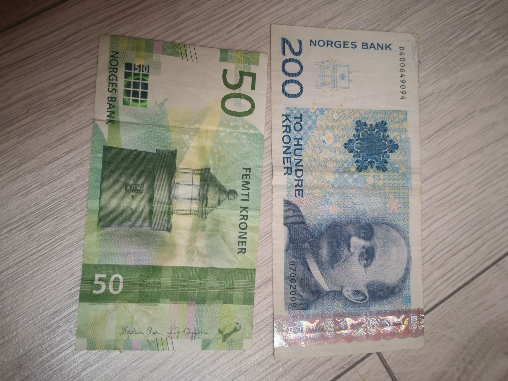 250 koron Norwegia