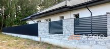 Najtańsze Panele przęsło ogrodzeniowe sztachetowe palisada na wymiar