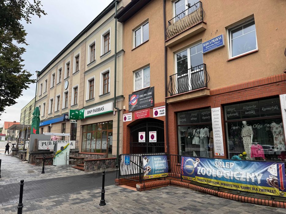 Wynajmę lokal po szkole językowej na biuro Olecko Plac Wolności 24A