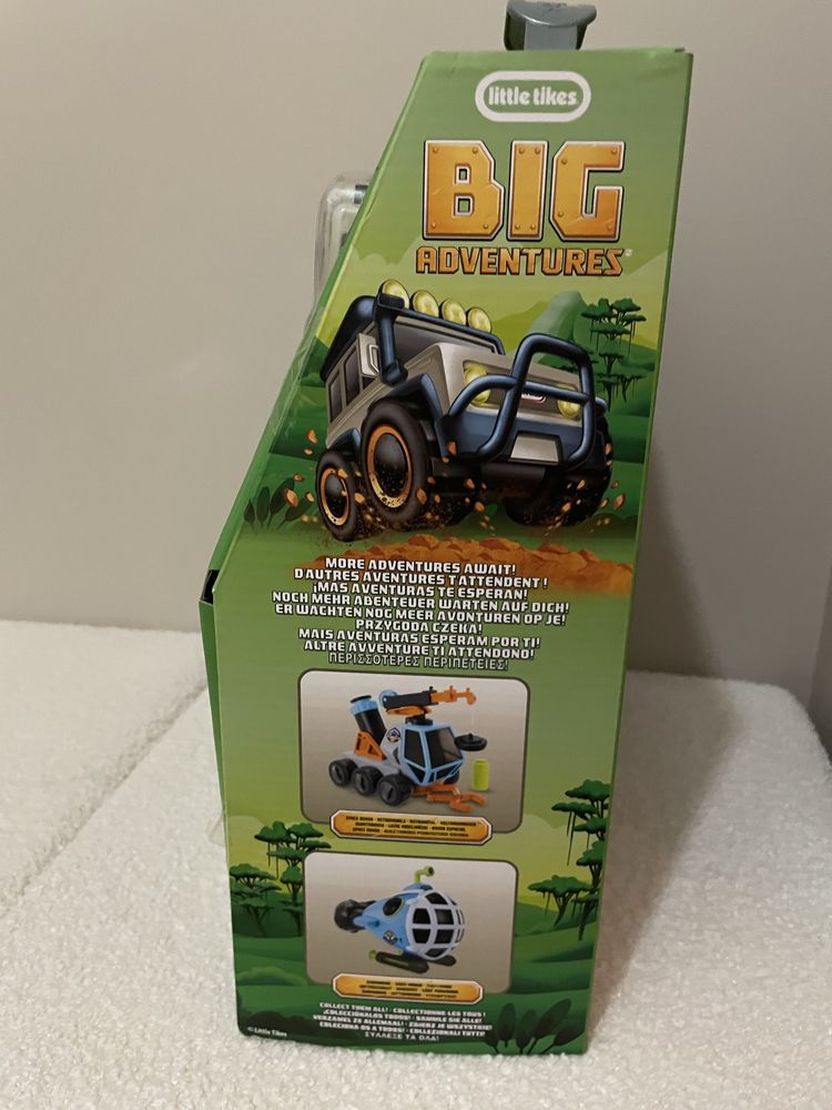 Auto Little Tikes big adventures safari suv lornetka kompas latarka