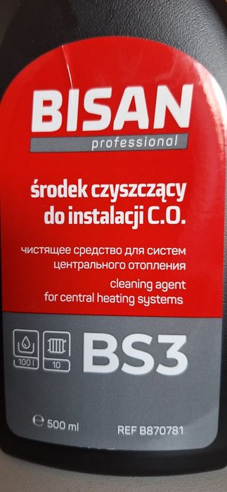 BISAN środek do centralnego ogrzewania czyszczący