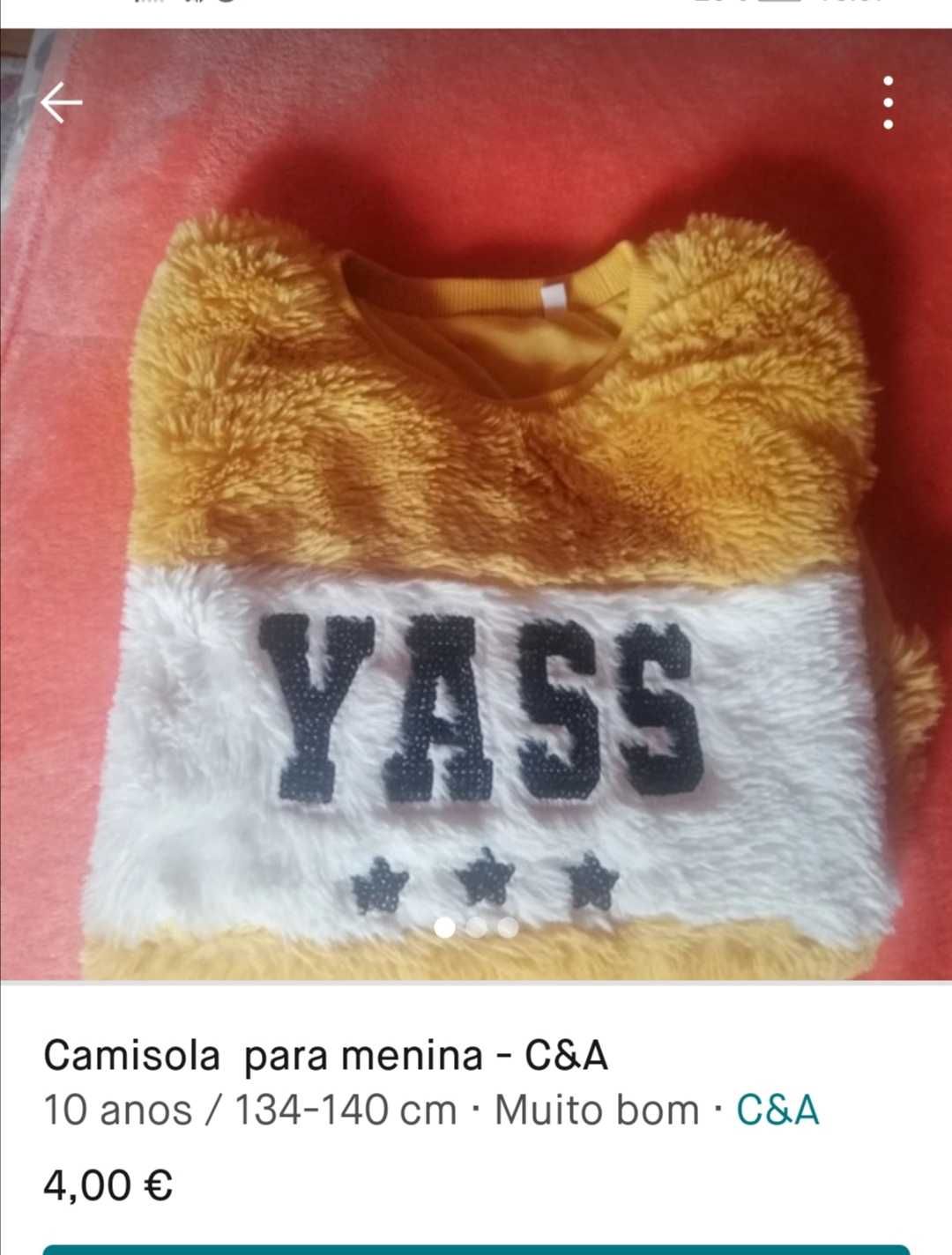 Camisolas para menina - várias marcas/tamanhos