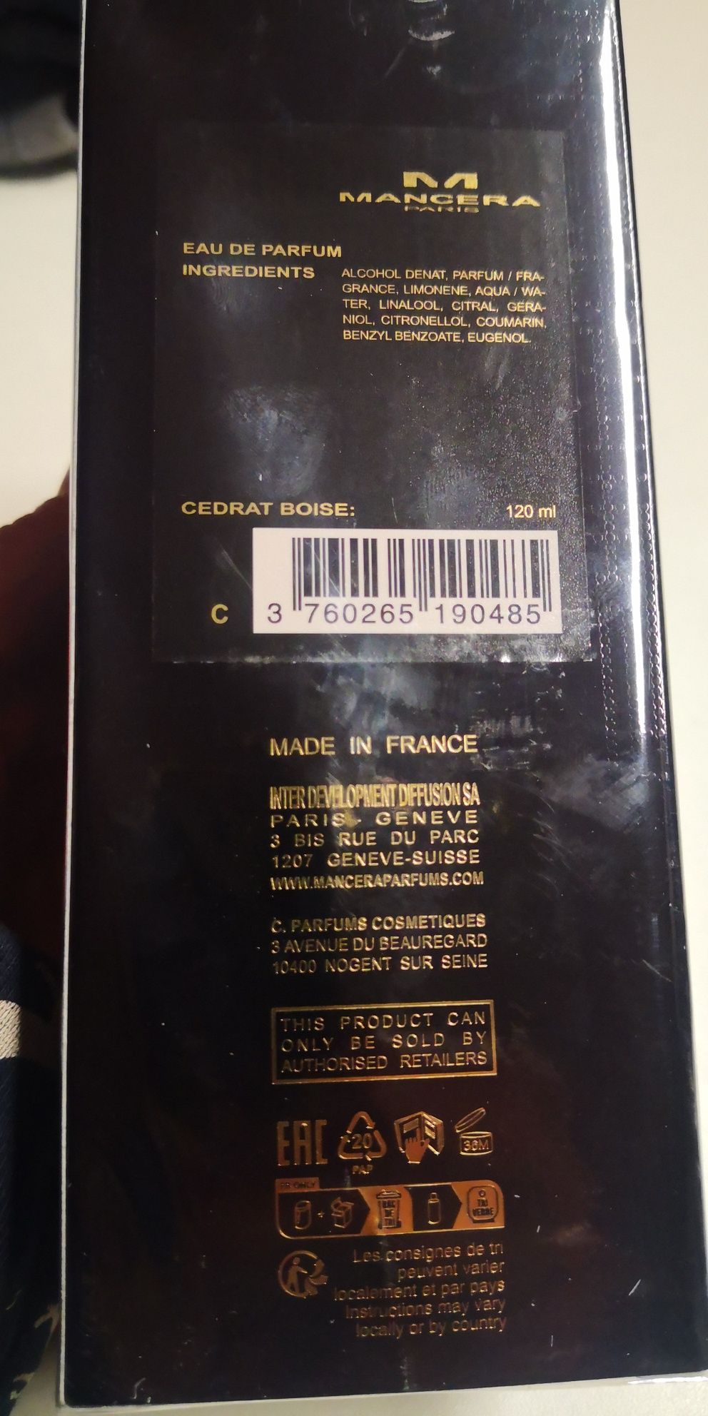 Perfumy 120 ml Cedrat Boise od Mancera