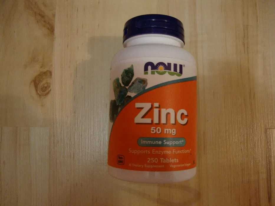 Cynk - 250 tabletek po 50 mg firmy Now Foods