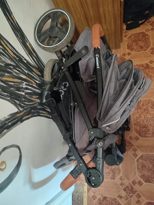 Коляска для двійні, прогулянкова,лежаче пол,книжка,стрость,складна