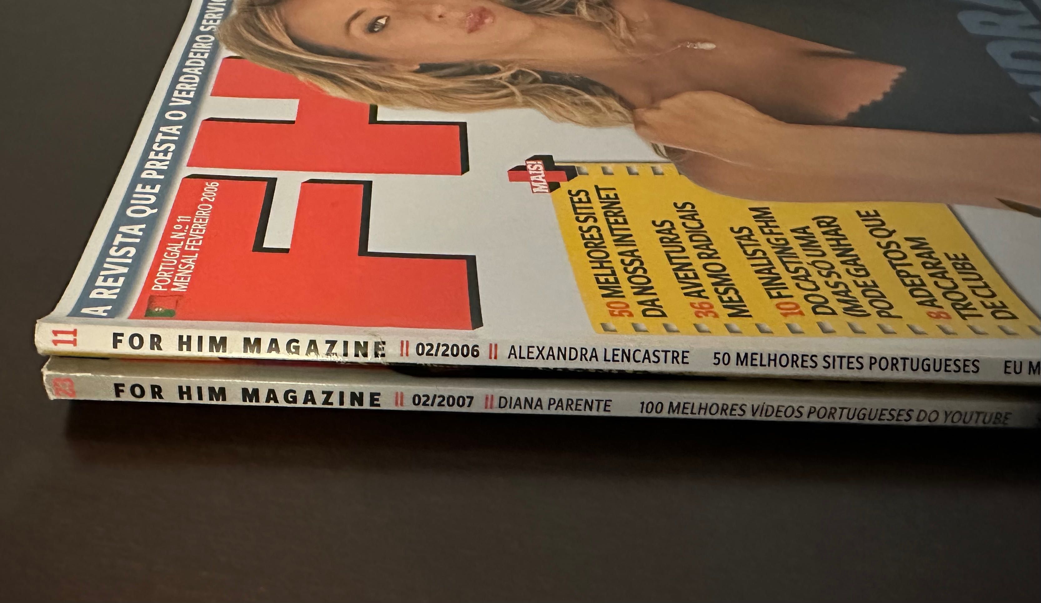 Lote de revistas FHM em muito bom estado