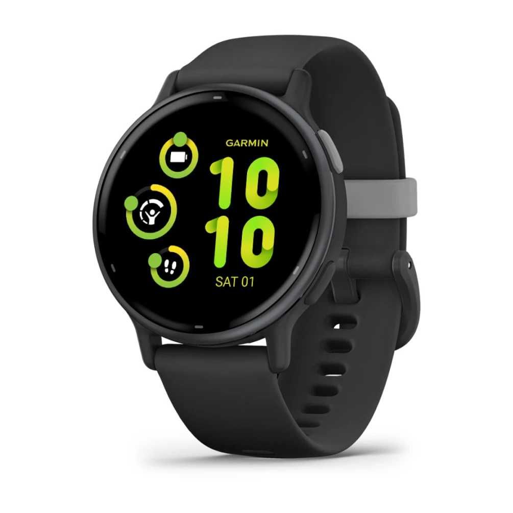 Garmin vivoactive 5 чорний з алюмінієвим безелем 010-02862-10