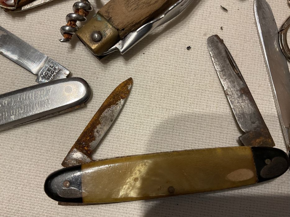 Lote 10 canivetes antigos