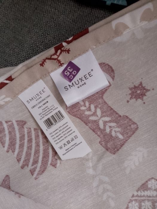 Nowy obrus świąteczny 110 na 160 cm