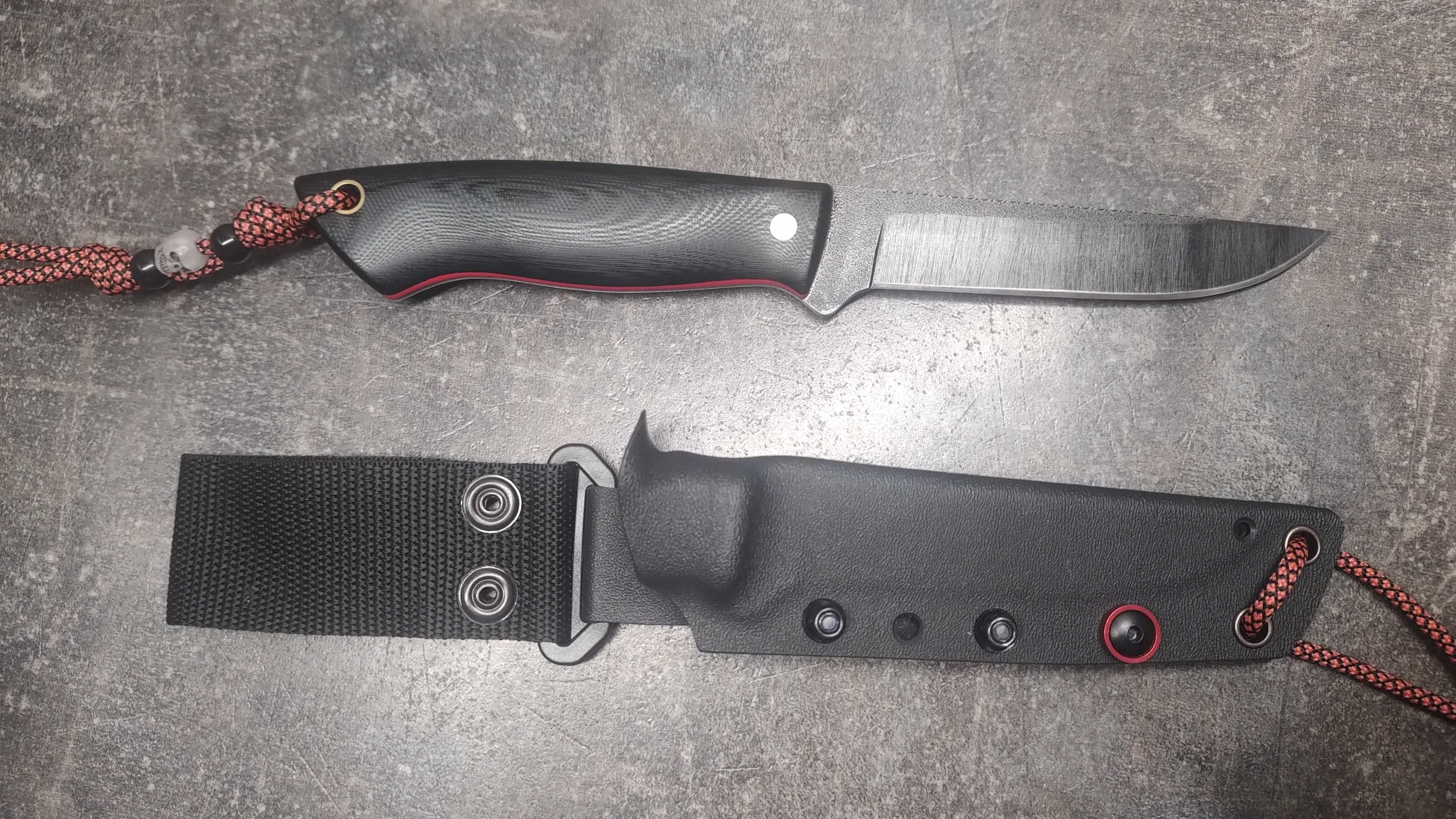 Nóż ZZ CUSTOM KNIVES, CAMPER, Apex Ultra 63HRC, G10, Kydex