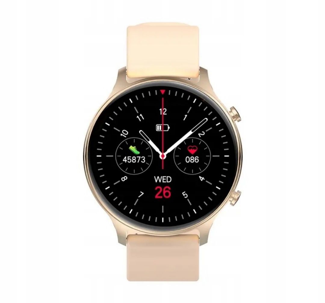 Smartwatch zegarek sportowy AMOLED męski damski krokomierz treningowy