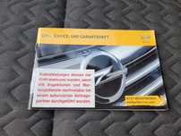 Polska naklejka do książki serwisowej OPEL