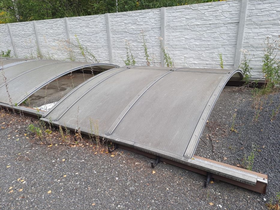 Zadaszenie łukowe poliwęglan 3x10