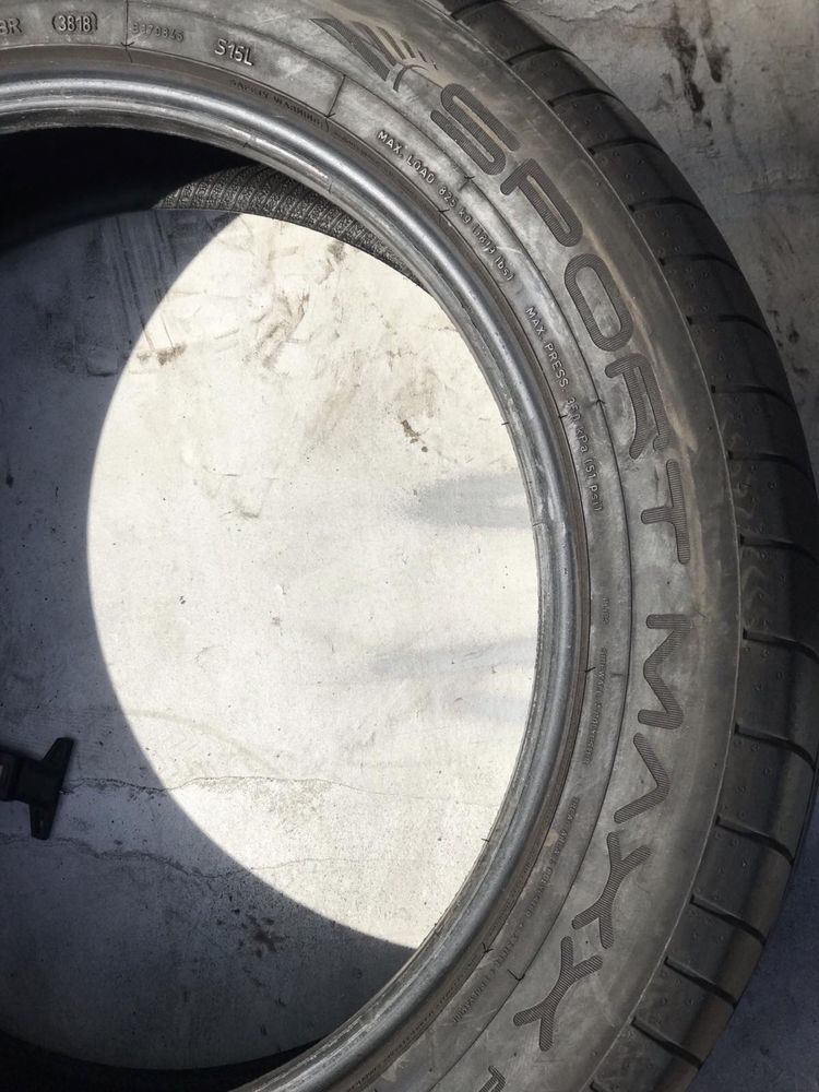 Шины Dunlop SportMaxx 235/55r19 Пара Лето Б/у Склад Оригинал