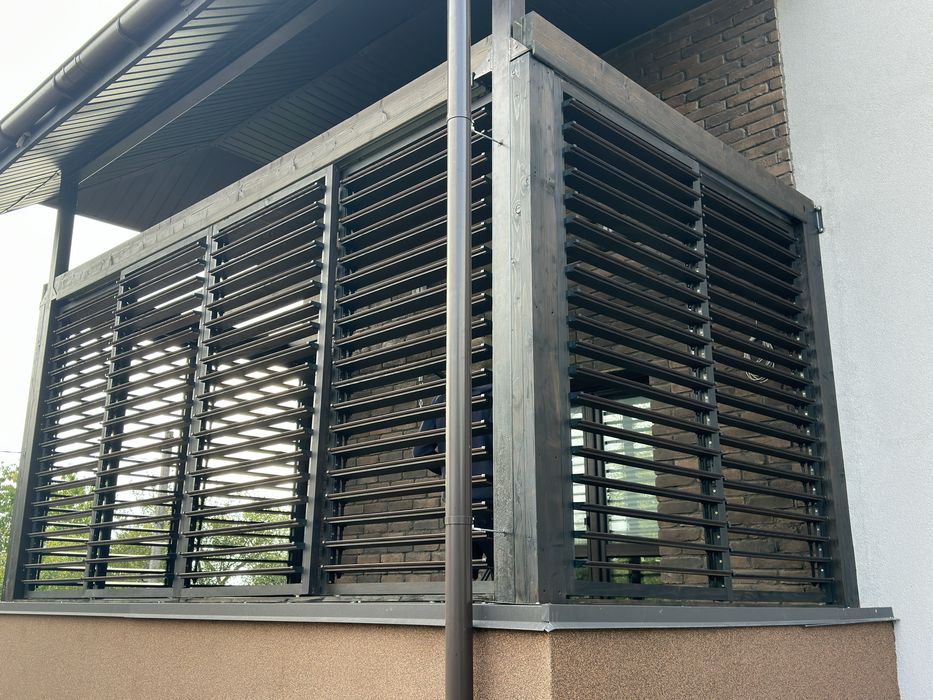 Садові далюзі , жалюзі на терасу і у альтанку
