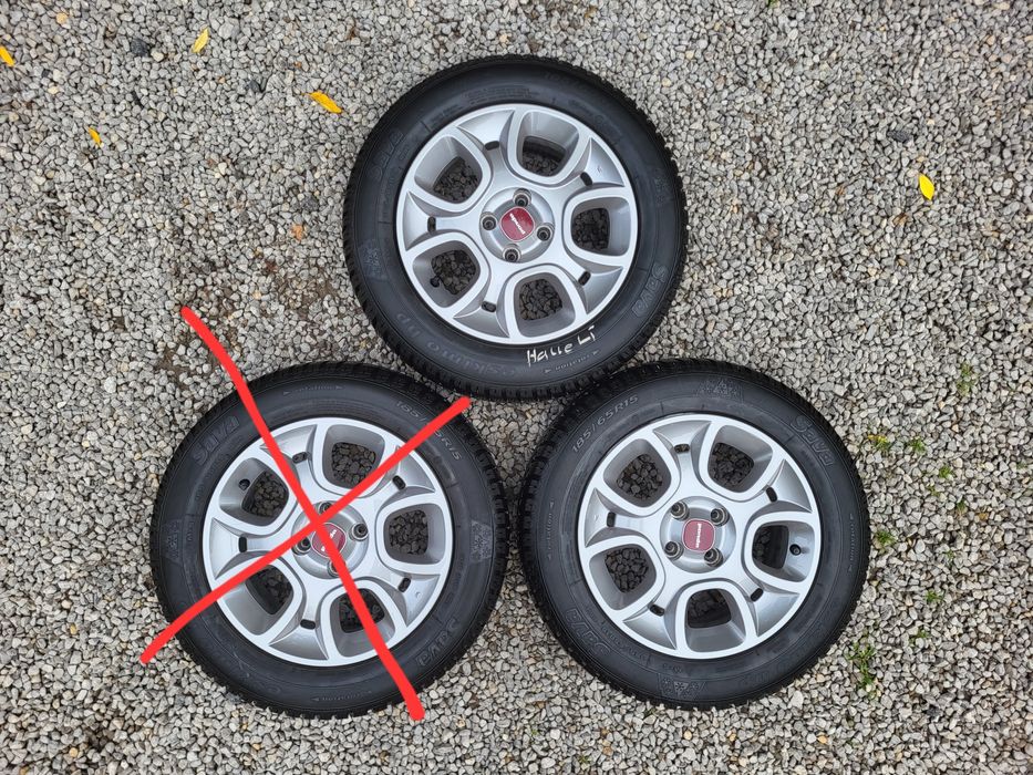 Koła felgi aluminiowe Fiat Panda 4x4 15" 6J