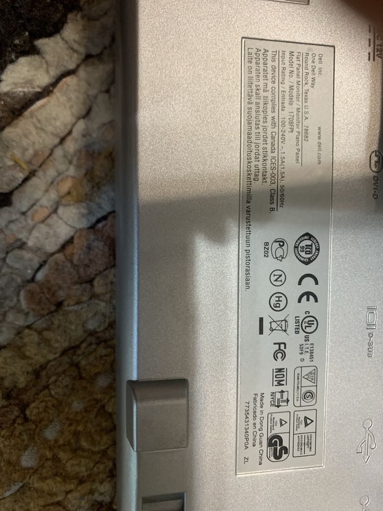 Monitor Dell 2szt 17’’