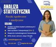Statystyka Analiza statystyczna badań Ankiety Konsultacje SPSS