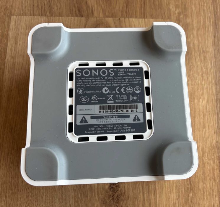 Sonos Connect (1ª Geração), liga qualque fonte ao sistema Sonos