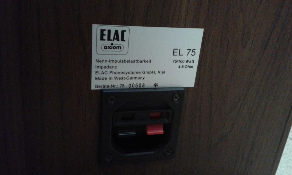 ELAC EL-75,kolumny głośnikowe stereo