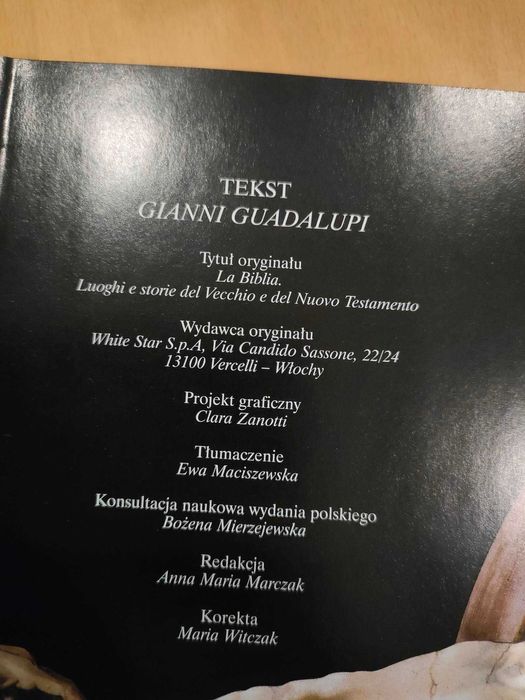 Arcydzieła sztuki.  Świat Biblii w obrazach. Gianni Guadalupi. OKAZJA