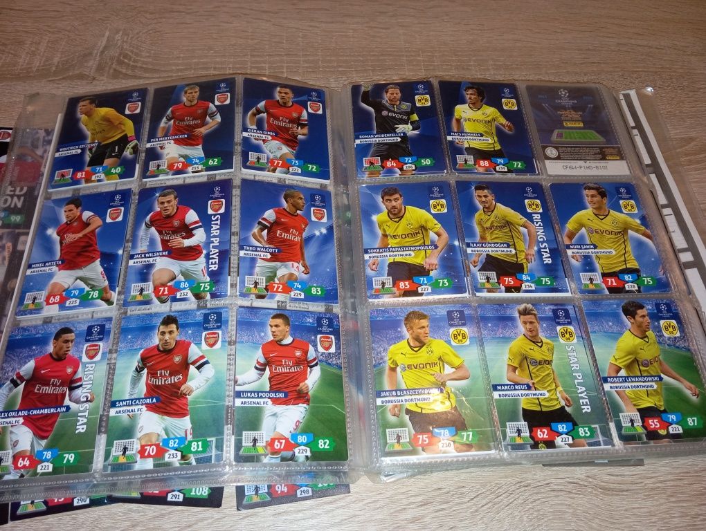 Karty panini Champions league 2013/2014