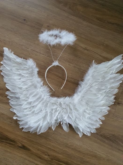 Skrzydła anioła Aureola Przebranie Jasełka