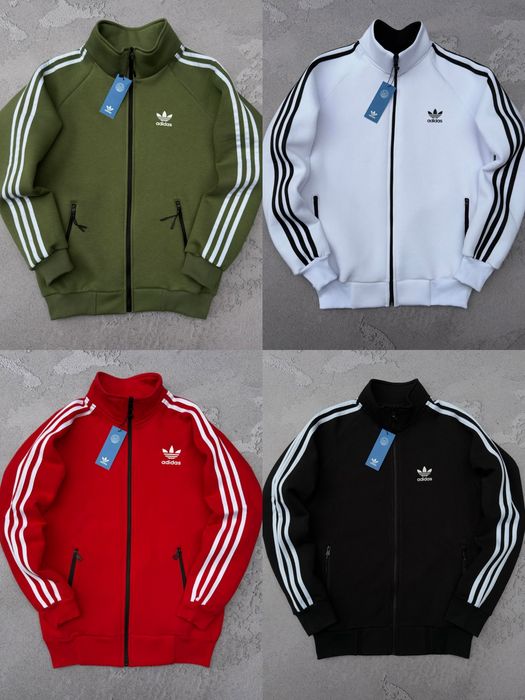 Кофта adidas зимова на флісі XS S M L XL XXL XXXL краща якість зима