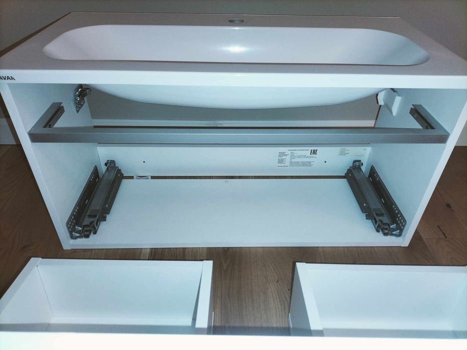umywalka i szafka pod umywalkę - Ravak Ring 80cm