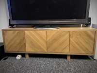 Dębowa szafka RTV pod telewizor mebel premium z litego drewna