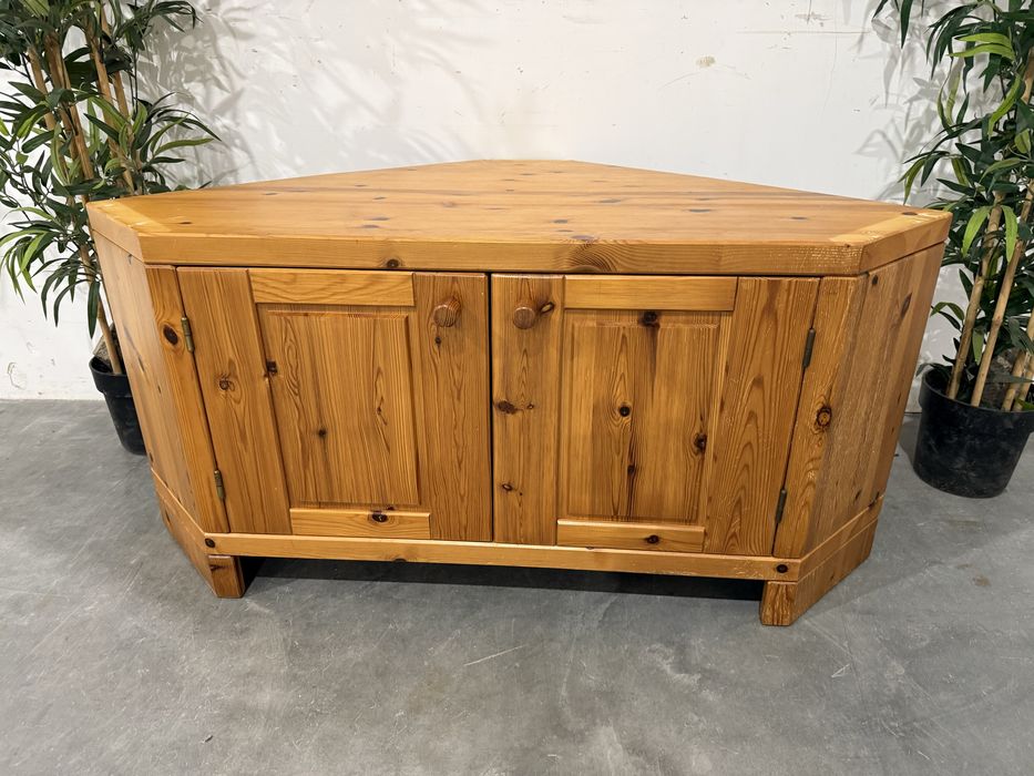 Ładna narożna komoda sosnowa szafka lite drewno dowóz wysyłka