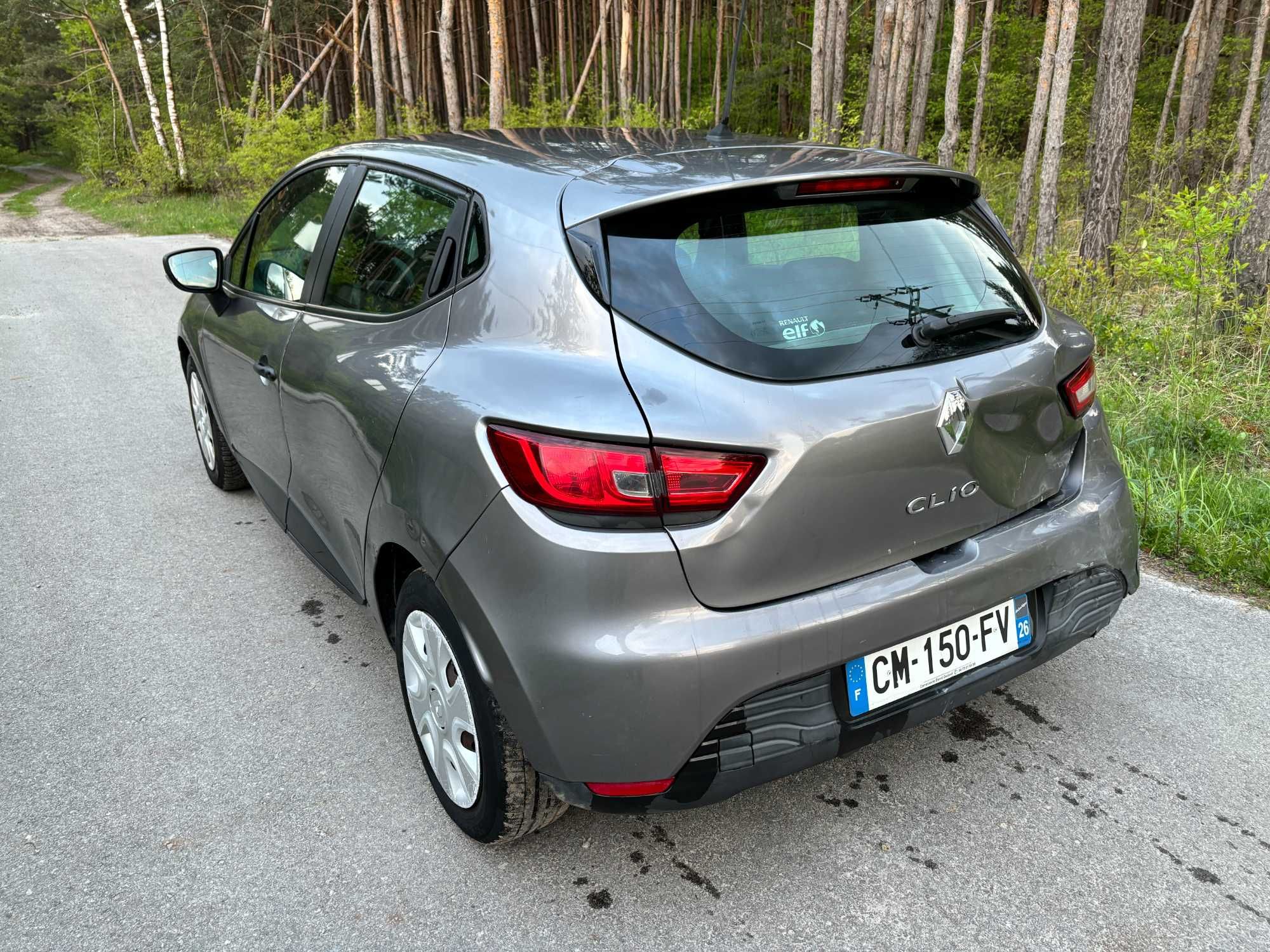 Renault Clio IV 1.2B 73KM 2012R 197tyskm Pali Jezdzi Uszkodzona Okazja