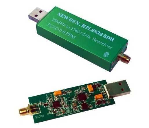 Радиоприемник SDR RTL2832U R820T USB 2.0 (25 KHz — 1.76 GHz)