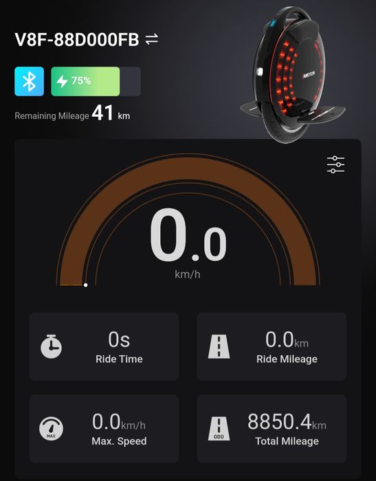 Inmotion v8f monocykl