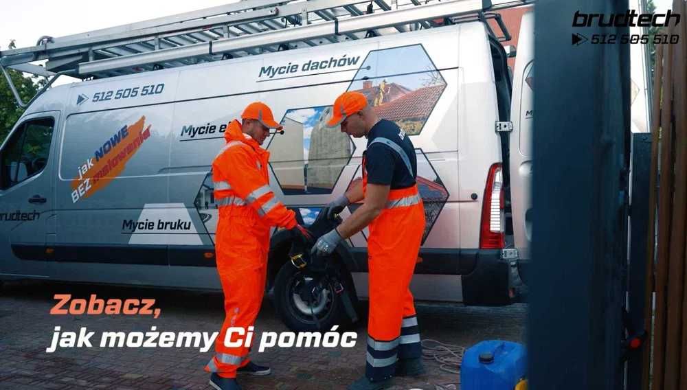 Mycie, czyszczenie, impregnacja: dachów, elewacji, kostki brukowej