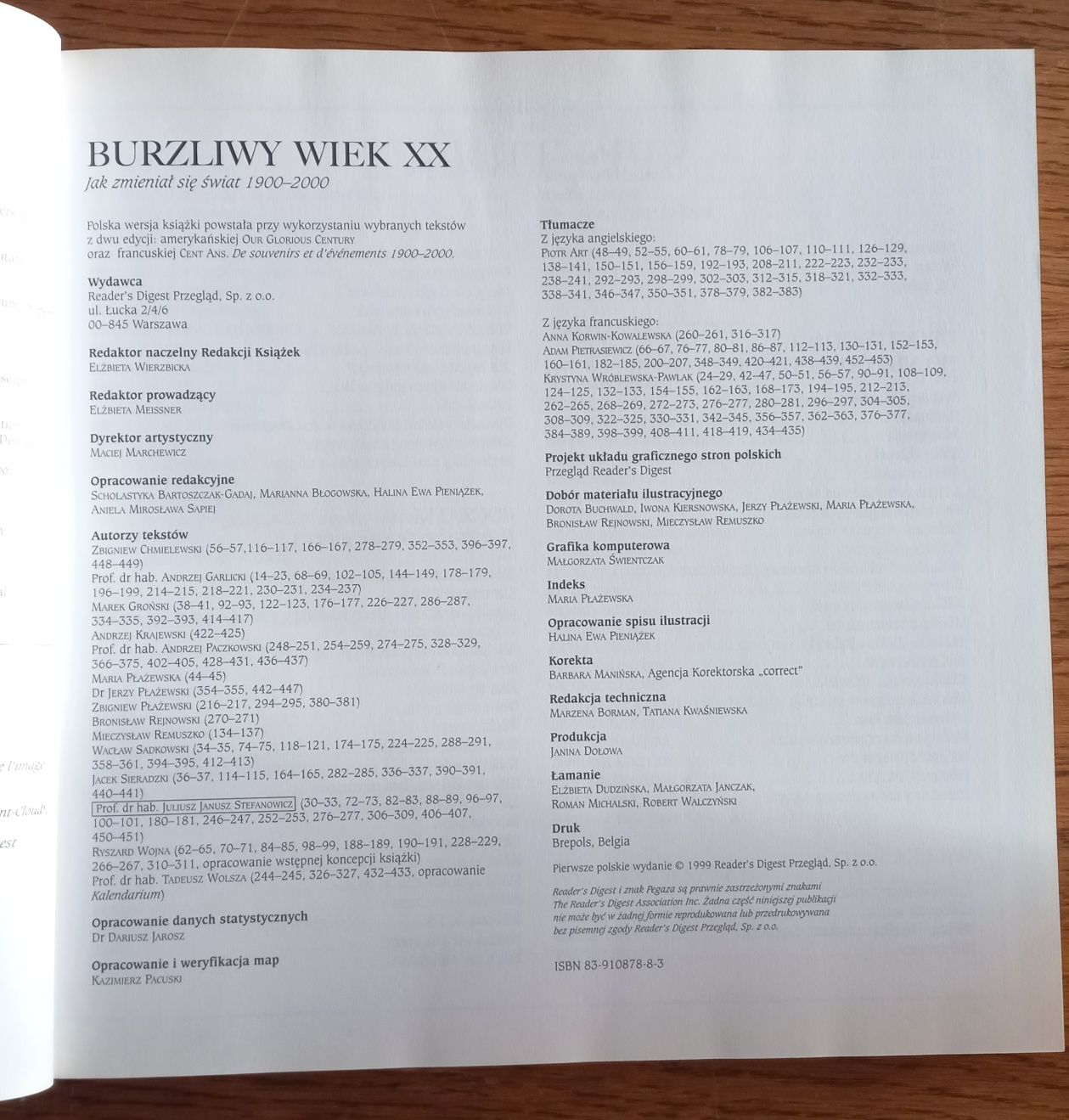 Książka, "Burzliwy wiek XX jak zmieniał się świat