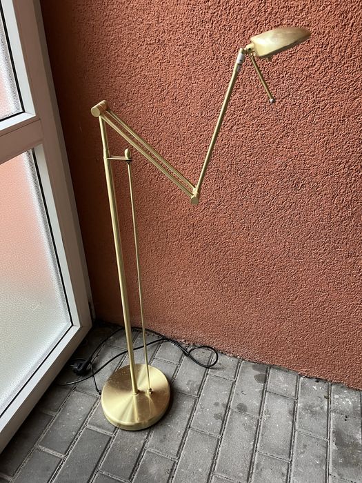 Mosiężna lampka podłogowa vintage