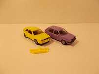 1:87 herpa - zestaw 2 x volkswagen modele / golf / corrado