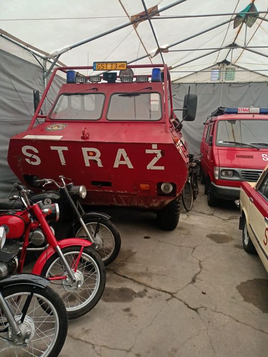 SKOT Straż Pożarna Samochód Specjalny Zabytek, Zabytkowy, Strażacki