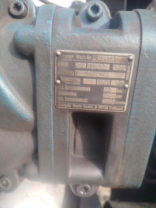 Sprężarka śrubowa Mahle MSK 15/10