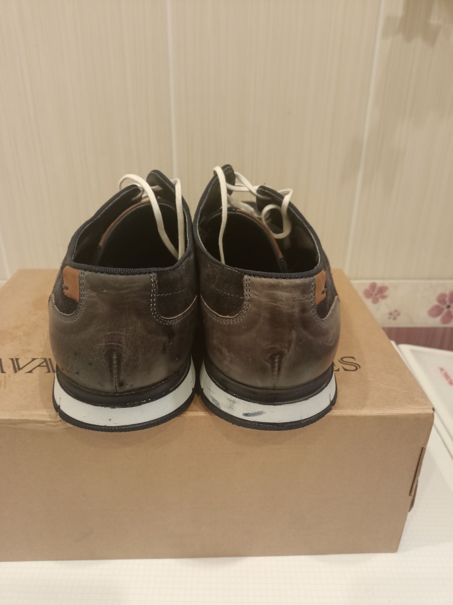 Модні замшеві туфлі 43 р , мокасини AM shoe