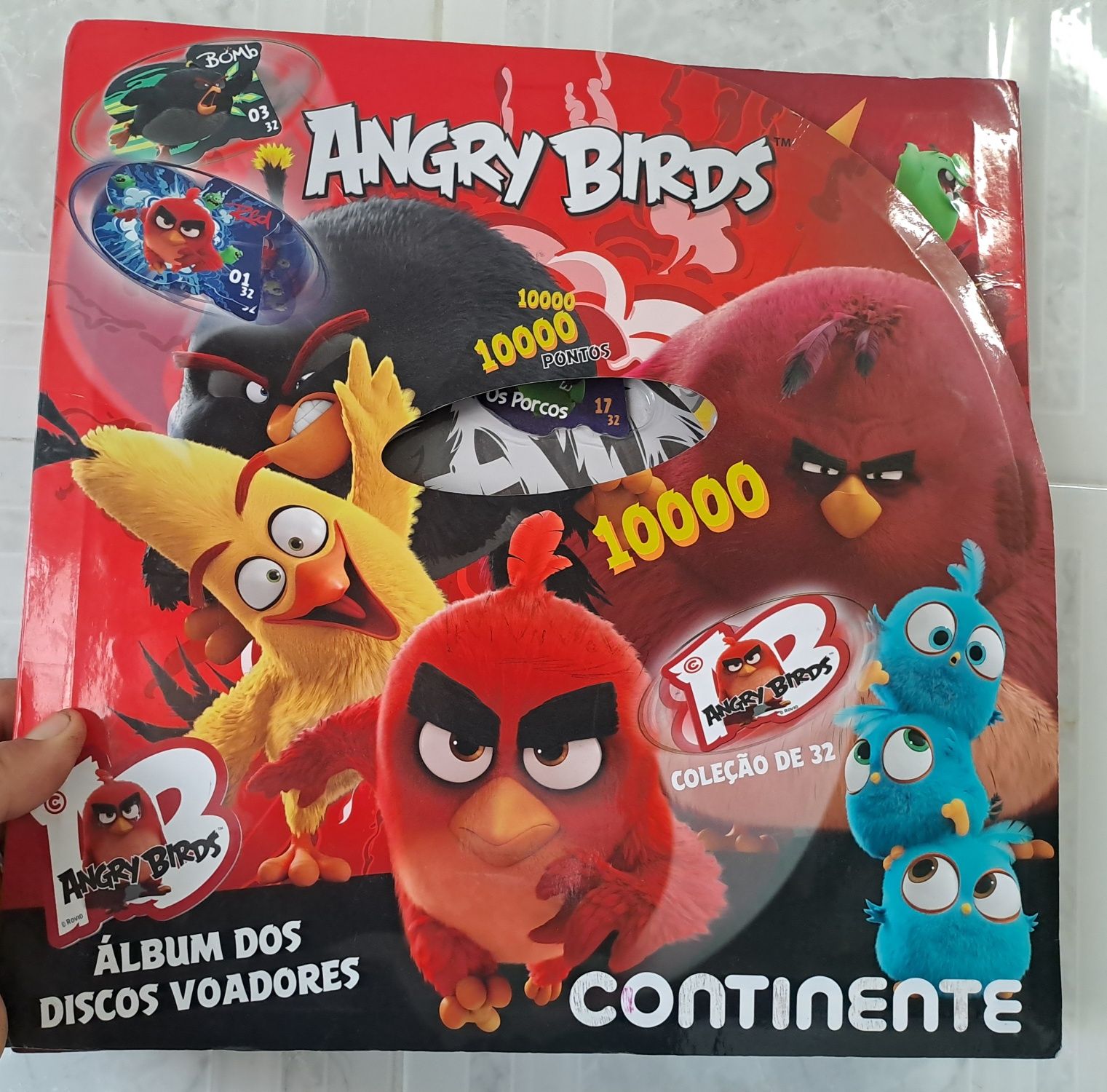 Angry Birds caderneta