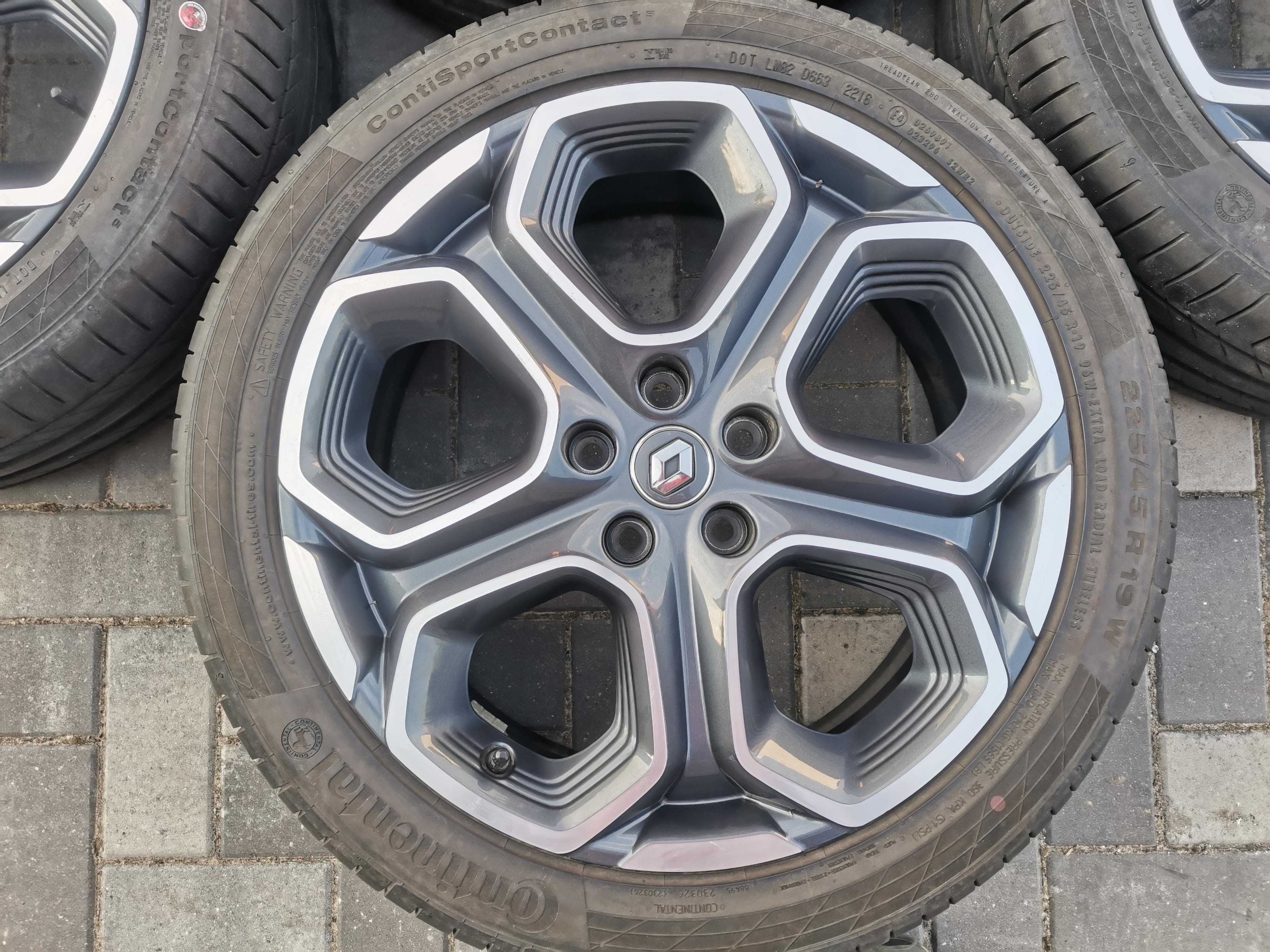 Felgi RENAULT KADJAR Talisman Megane Scenic 7Jx19H2 5x114,3 ET40